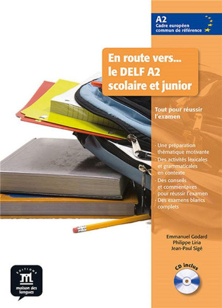 EN ROUTE VERS  LE DELF A2 SCOLAIRE ET JUNIOR - LIVRE DE L ELEVE - COLLECTIF - MAISON LANGUES