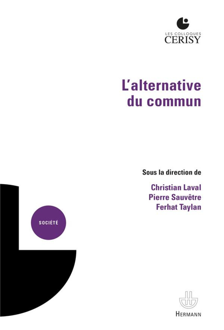 L-ALTERNATIVE DU COMMUN - LAVAL CHRISTIAN - HERMANN