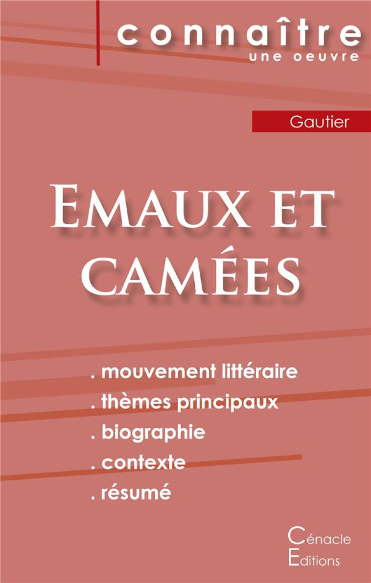 EMAUX ET CAMEES, DE THEOPHILE GAUTIER - COLLECTIF - EBOOK MALIN