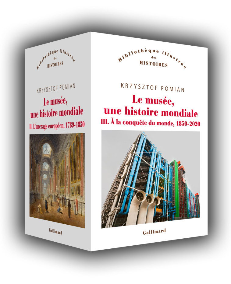 Le musée, une histoire mondiale I, II et III - Krzysztof Pomian - GALLIMARD