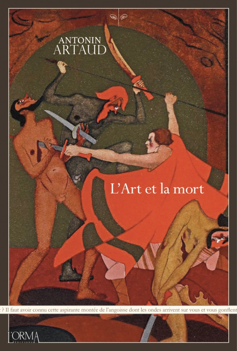 L'art et la mort - Antonin ARTAUD, Giorgia Bongiorno, Maia GIACOBBE BORELLI - ORMA