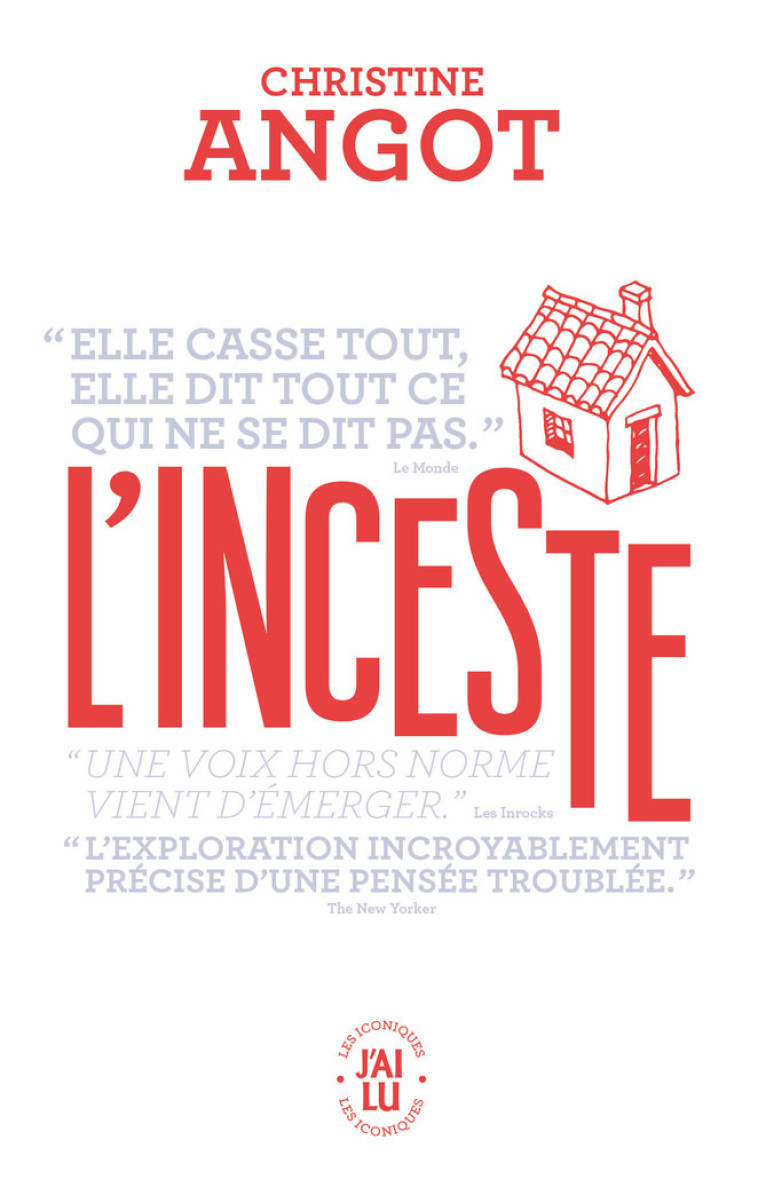 L'inceste - Christine Angot - J'AI LU