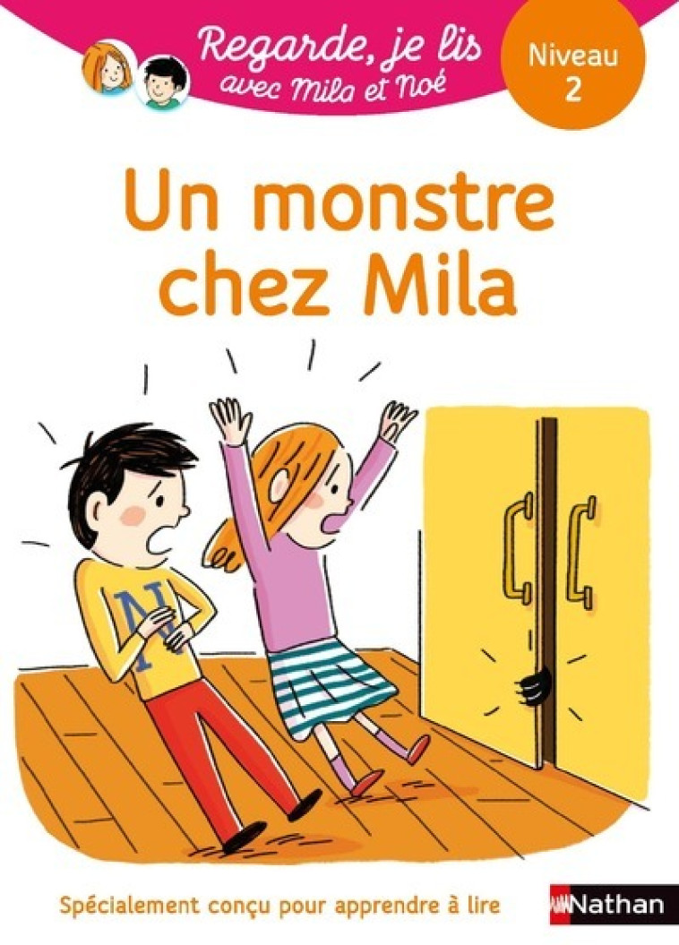 Un monstre chez Mila (niveau 2) - Éric Battut, Marion Piffaretti - NATHAN