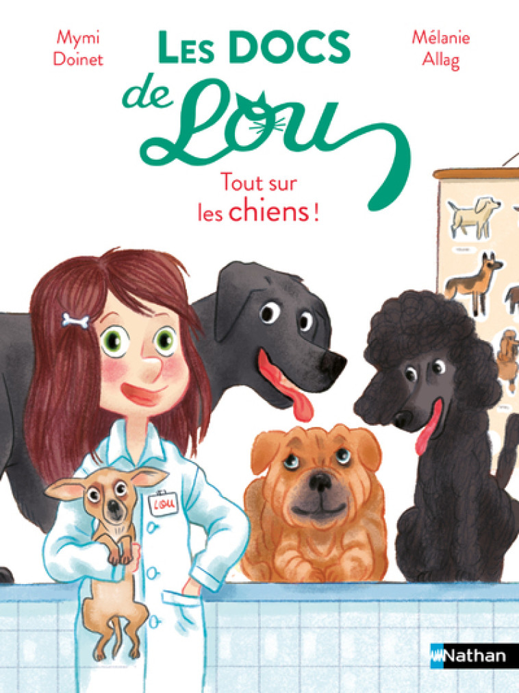 Les docs de Lou : Tout sur les chiens ! - Mymi Doinet, Mélanie Allag - NATHAN