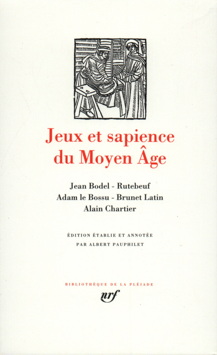 Jeux et sapience du Moyen Âge -  Collectifs - GALLIMARD