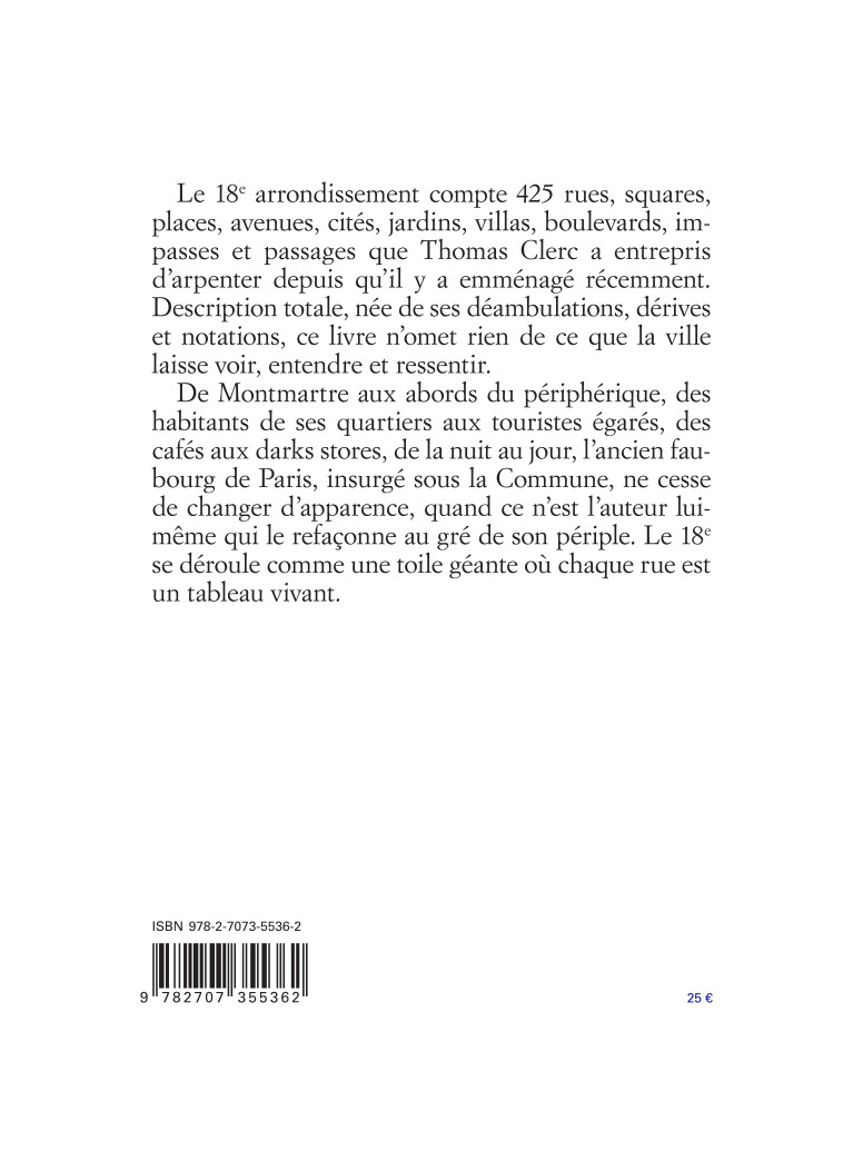 Paris, musée du XXIe siècle - Le 18e arrondissement - Thomas CLERC - MINUIT